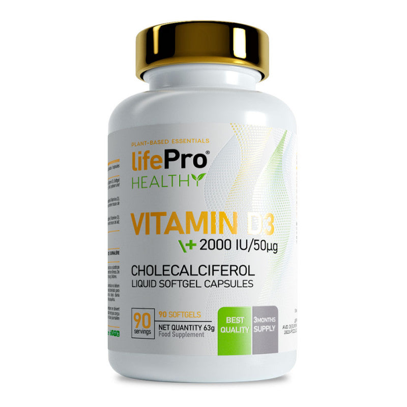 Life Pro vitamins d3 4000 Ui With Olive Oil 90 Softgels