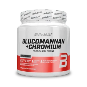 GLUCOMANNAN+CHROMIUM 225 groms (30 servings) - Biotech (Copie)